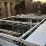 نصب پروژه سقف متحرک سفارت هلند در ایران
